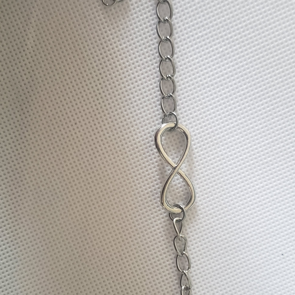 Infinity silver bracelet